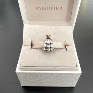 Pandora 14k and silver Christmas Tree Charm